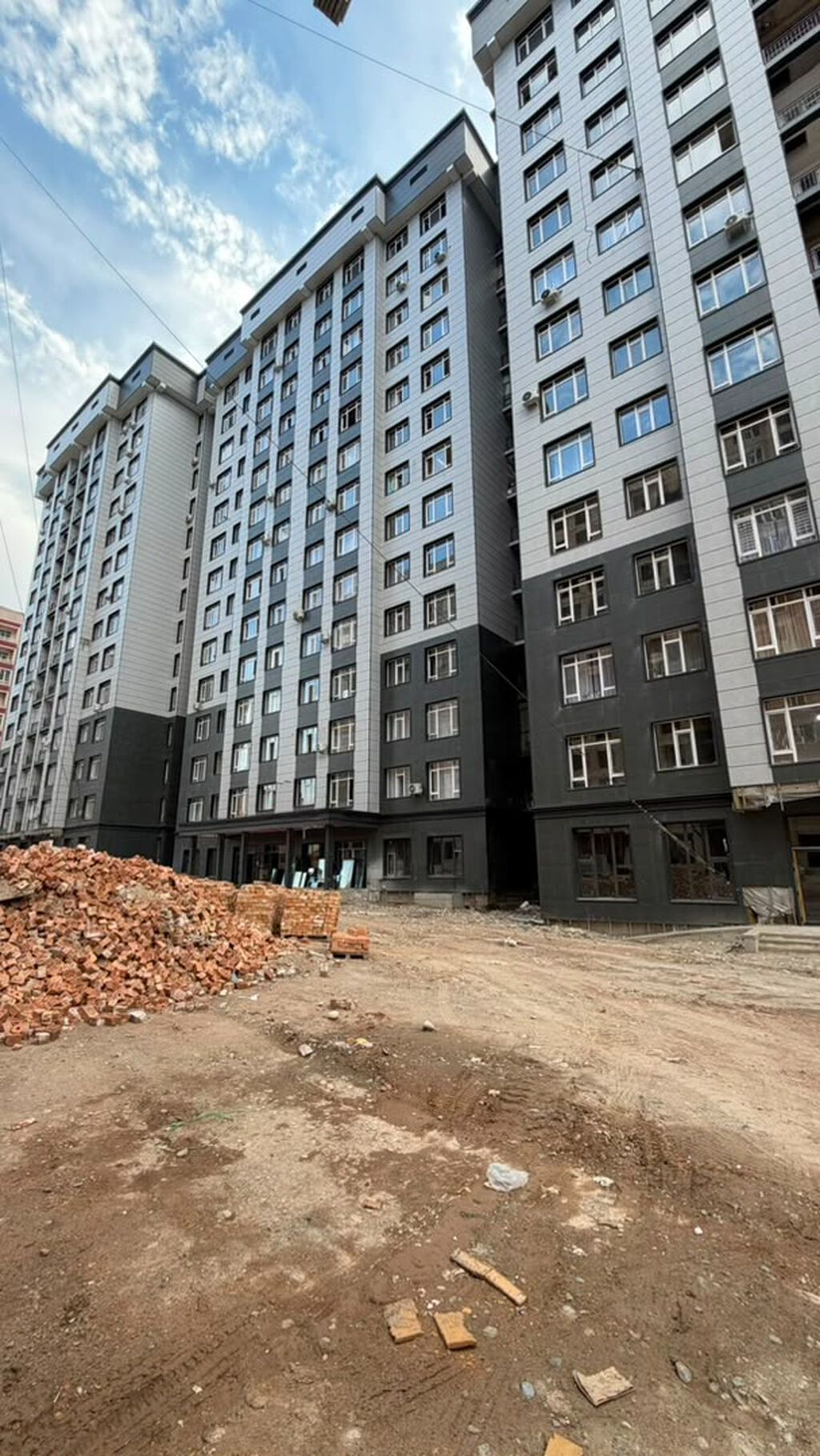 3 комнаты, 88 м², Джал мкр (в т.ч. Верхний, Нижний, Средний) Элитка, 12 этаж, ПСО (под самоотделку)