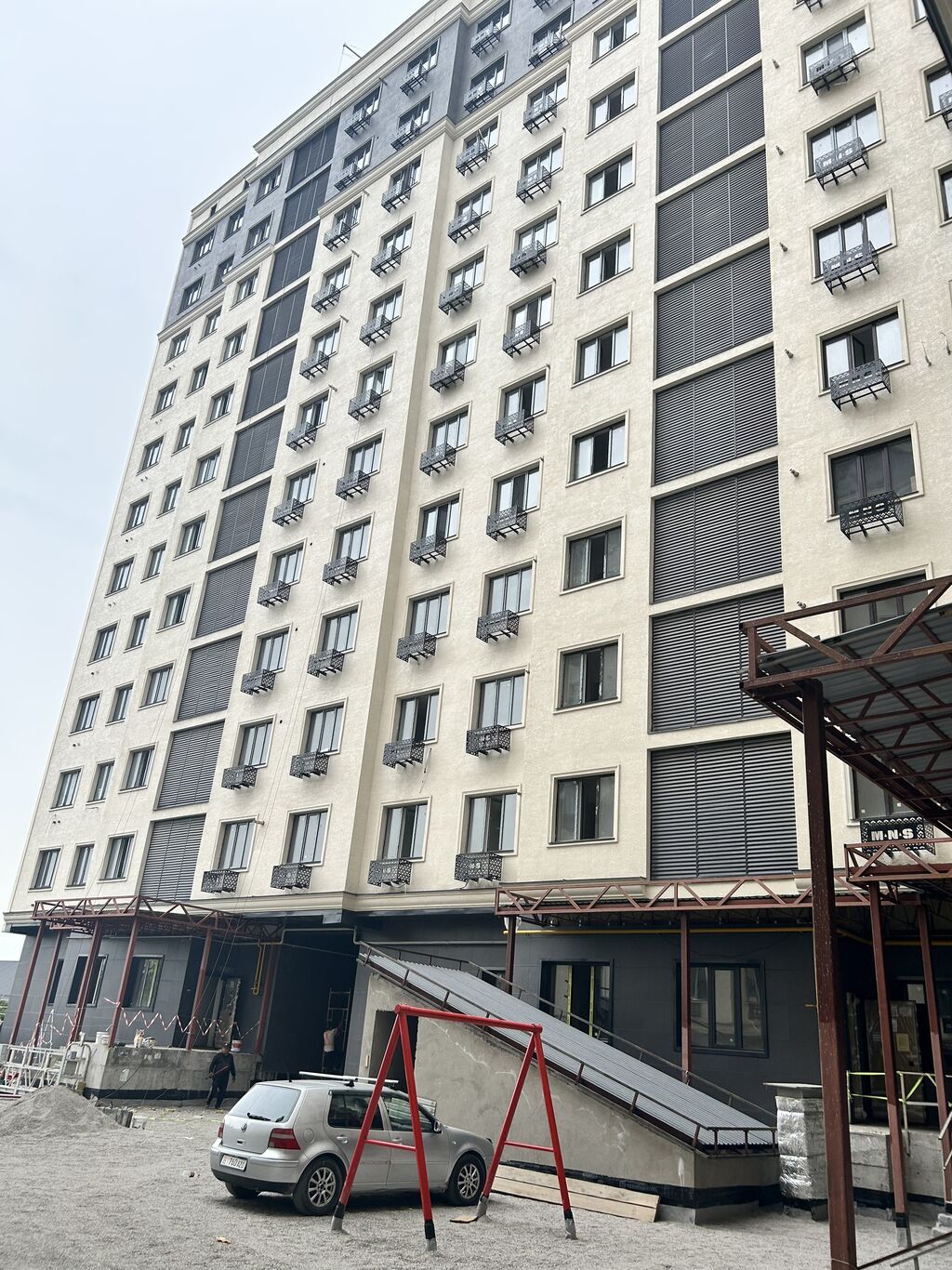 2 комнаты, 82 м², Аламедин-1 мкр Элитка, 7 этаж, ПСО (под самоотделку)