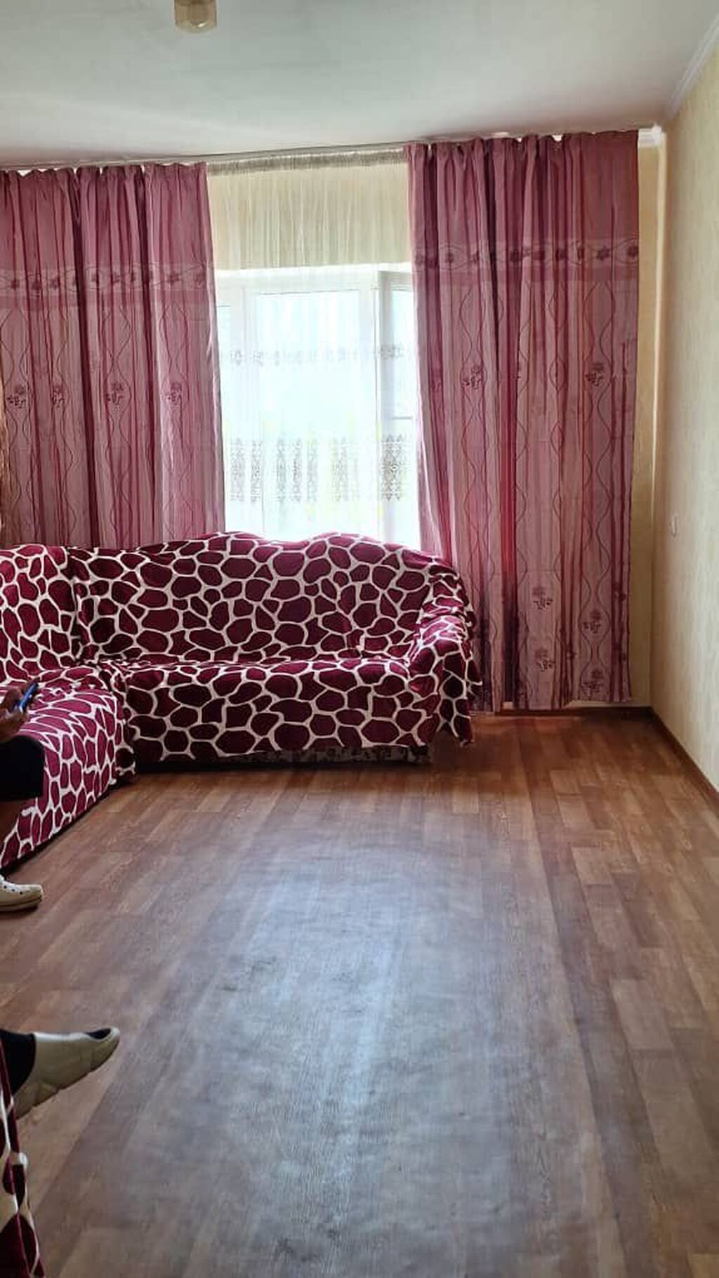 2 комнаты, 48 м², Аламедин-1 мкр 105 серия, 5 этаж, Старый ремонт