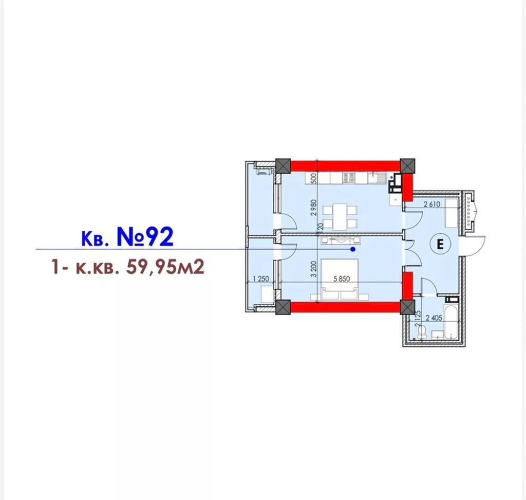 1 комната, 60 м², Асанбай мкр Элитка, 10 этаж, ПСО (под самоотделку)