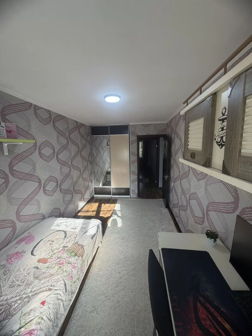 3 комнаты, 58 м², ул. Московская / Уметалиева 104 серия, 1 этаж, Дизайнерский ремонт