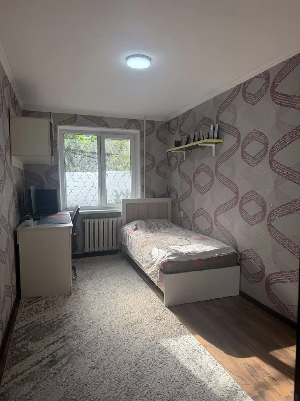 3 комнаты, 58 м², ул. Московская / Уметалиева 104 серия, 1 этаж, Дизайнерский ремонт