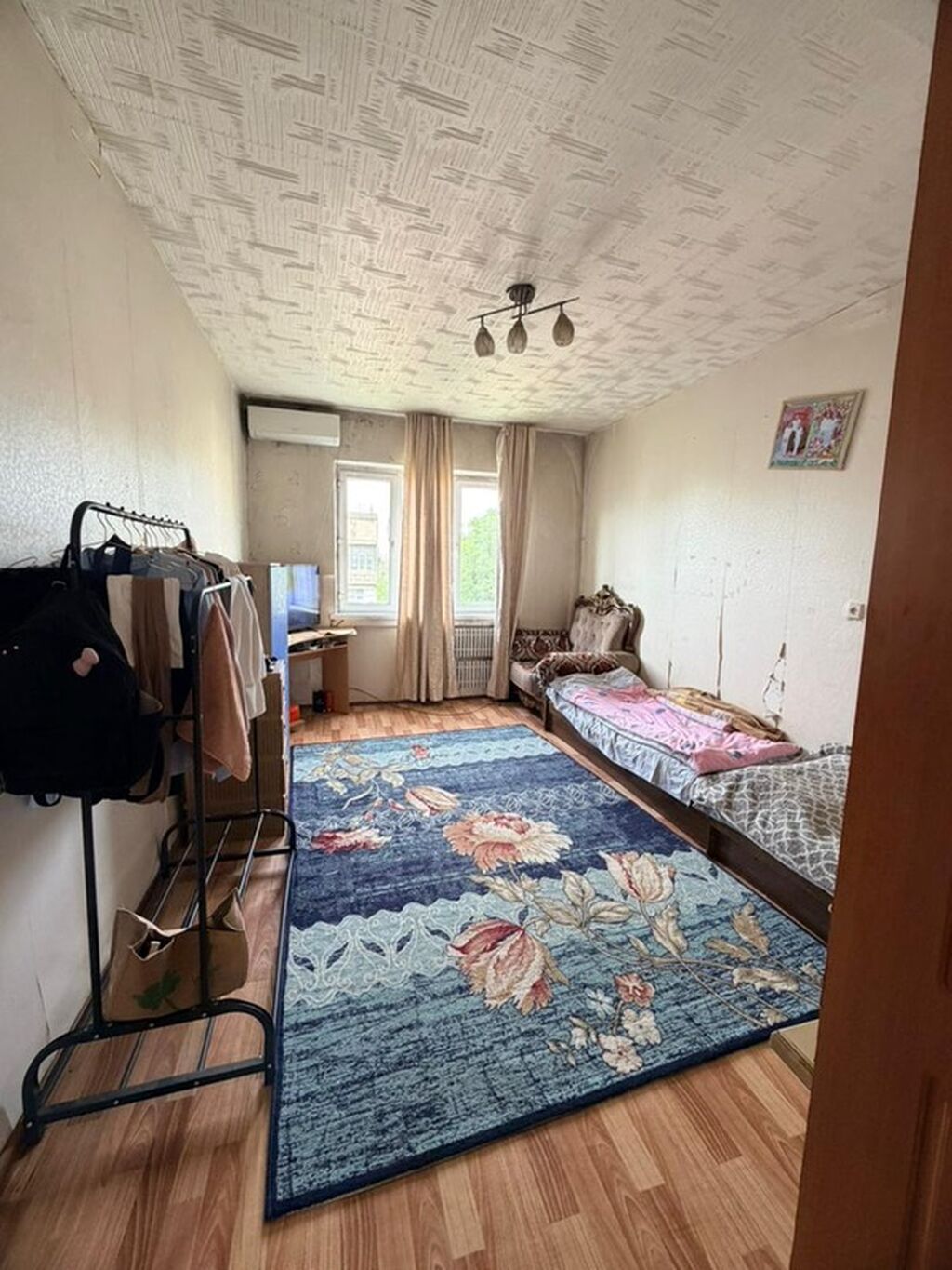 2 комнаты, 50 м², Аламедин-1 мкр 105 серия, 5 этаж, Старый ремонт
