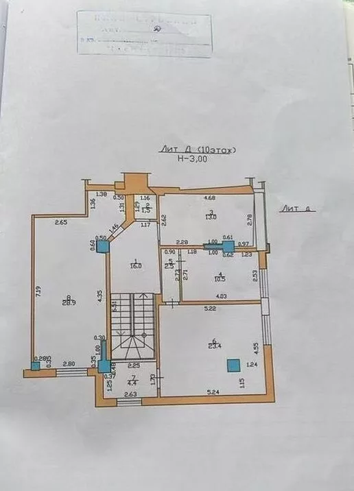 5 и более комнат, 200 м², 12 мкр Элитка, 9 этаж, ПСО (под самоотделку)