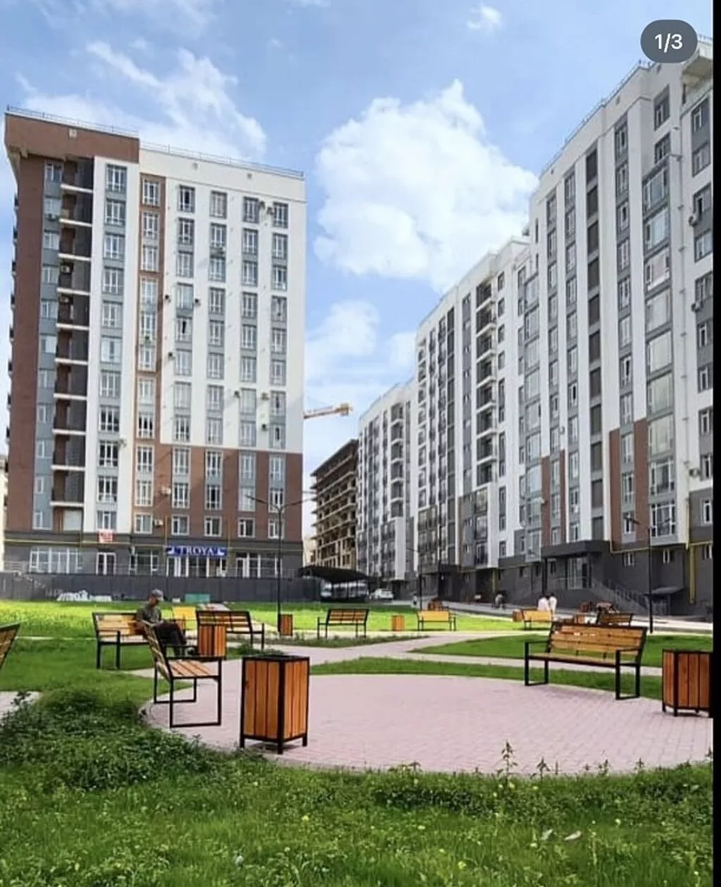 Строится, 2 комнаты, 60 м²