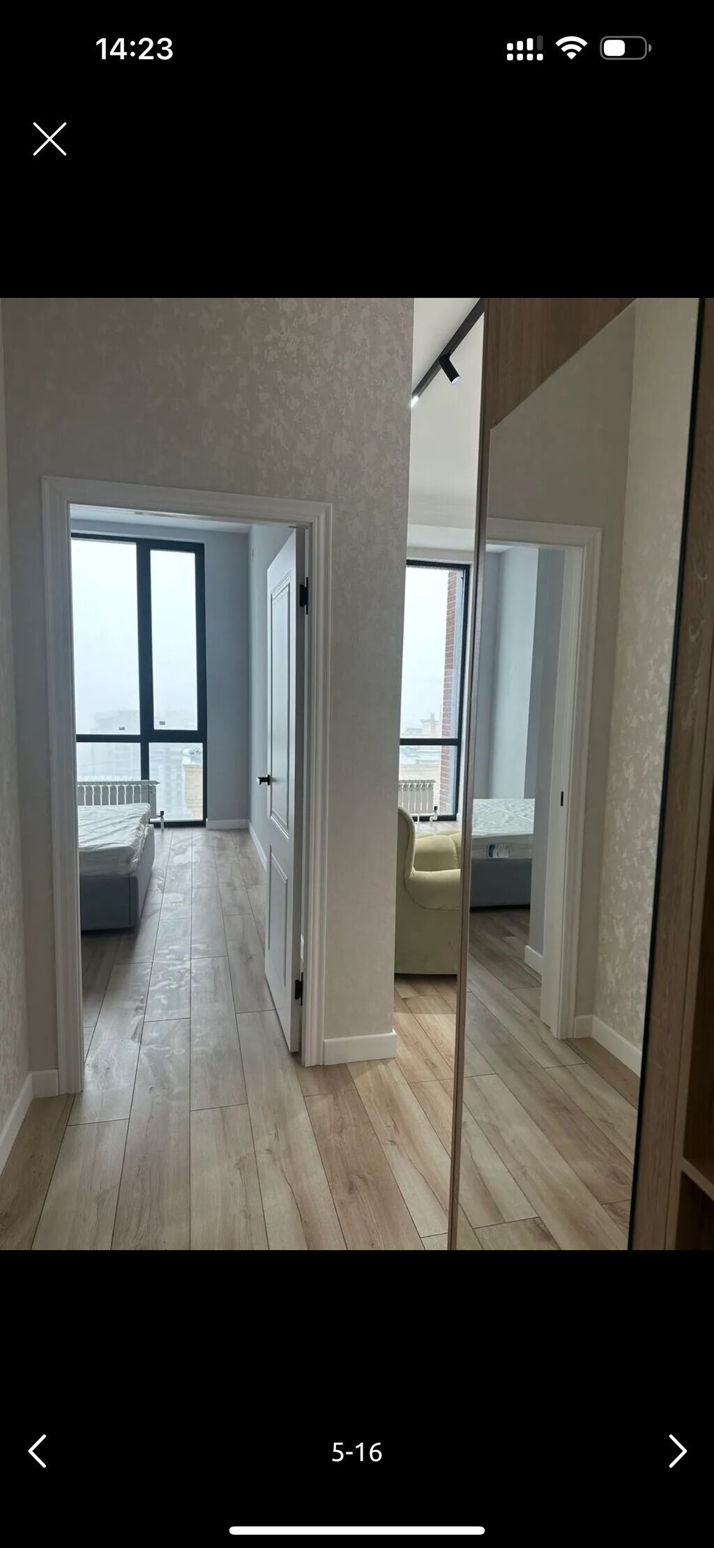 1 комната, 42 м², Ак-Кеме (старый аэропорт) Элитка, 14 этаж, Дизайнерский ремонт