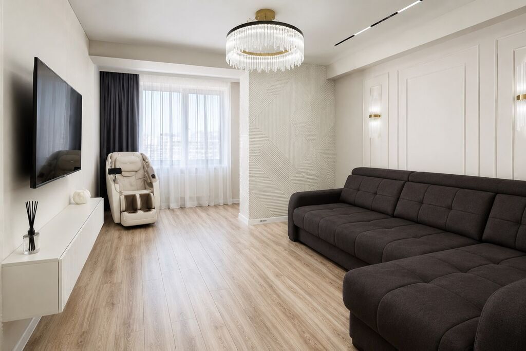 2 комнаты, 76 м², Асанбай мкр Элитка, 13 этаж, Дизайнерский ремонт