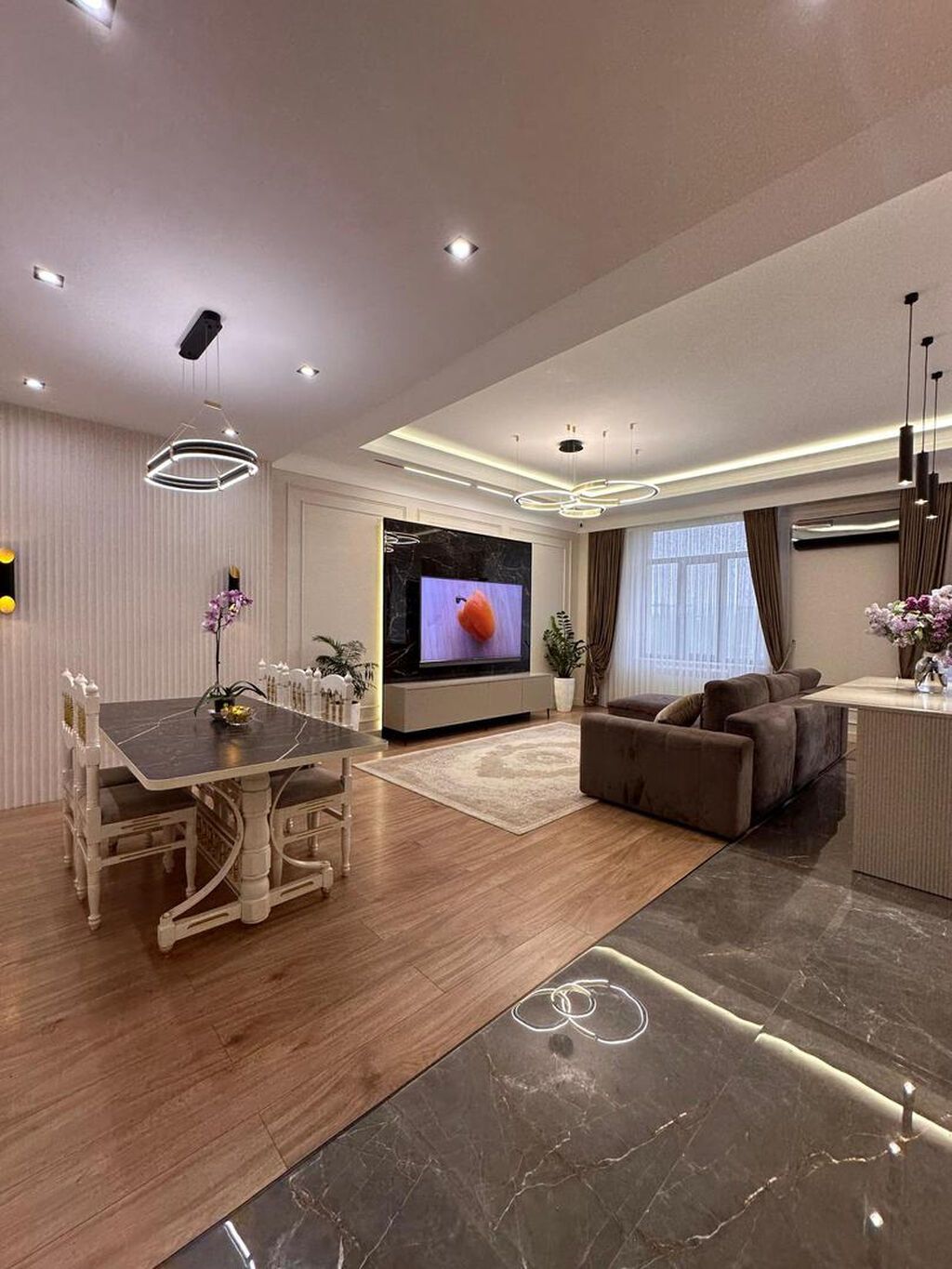 4 комнаты, 148 м², Асанбай мкр Элитка, 7 этаж, Дизайнерский ремонт