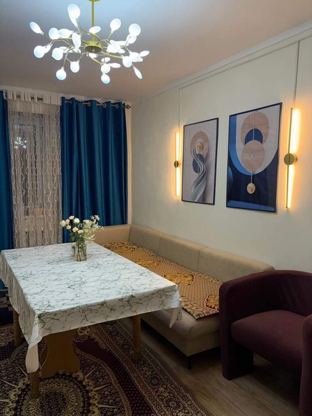 2 комнаты, 60 м², 1 этаж, Евроремонт