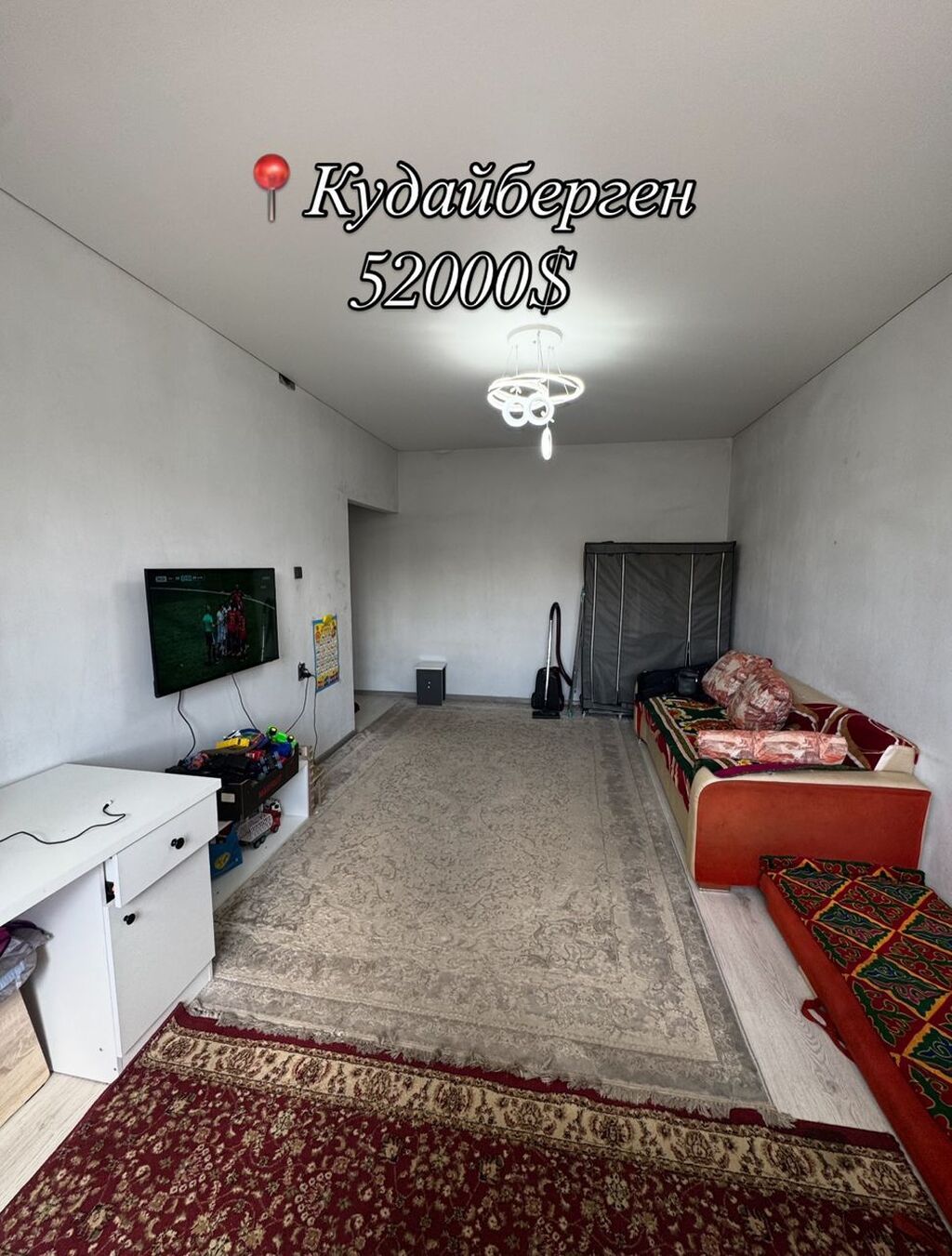 1 комната, 35 м², Кудайберген авторынок 105 серия, 3 этаж, Косметический ремонт