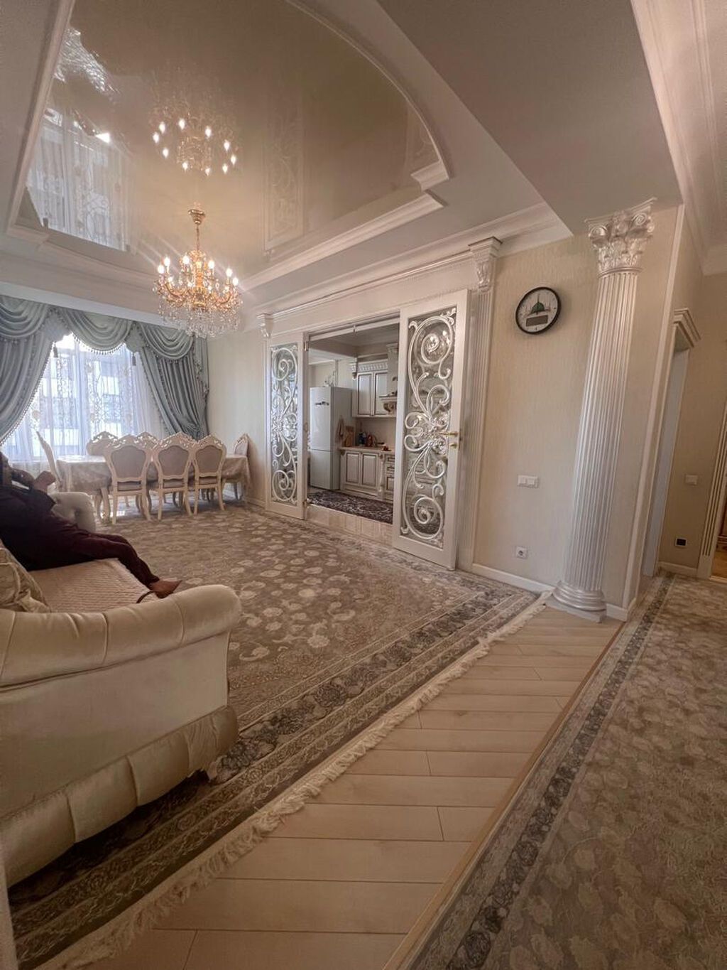 4 комнаты, 121 м², Аламедин-1 мкр Элитка, 7 этаж, Евроремонт