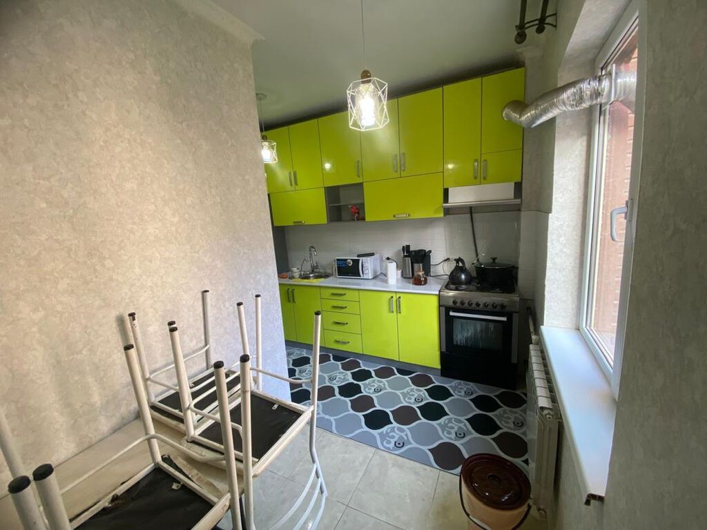3 комнаты, 100 м², Джал мкр (в т.ч. Верхний, Нижний, Средний) Элитка, 7 этаж, Свежий ремонт