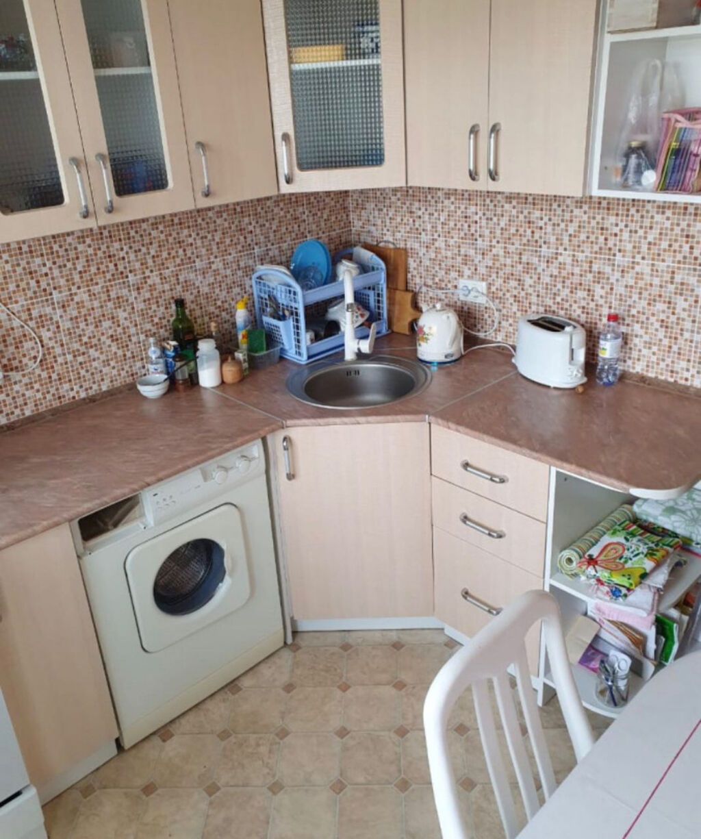 3 комнаты, 62 м², Асанбай мкр 105 серия, 8 этаж, Косметический ремонт