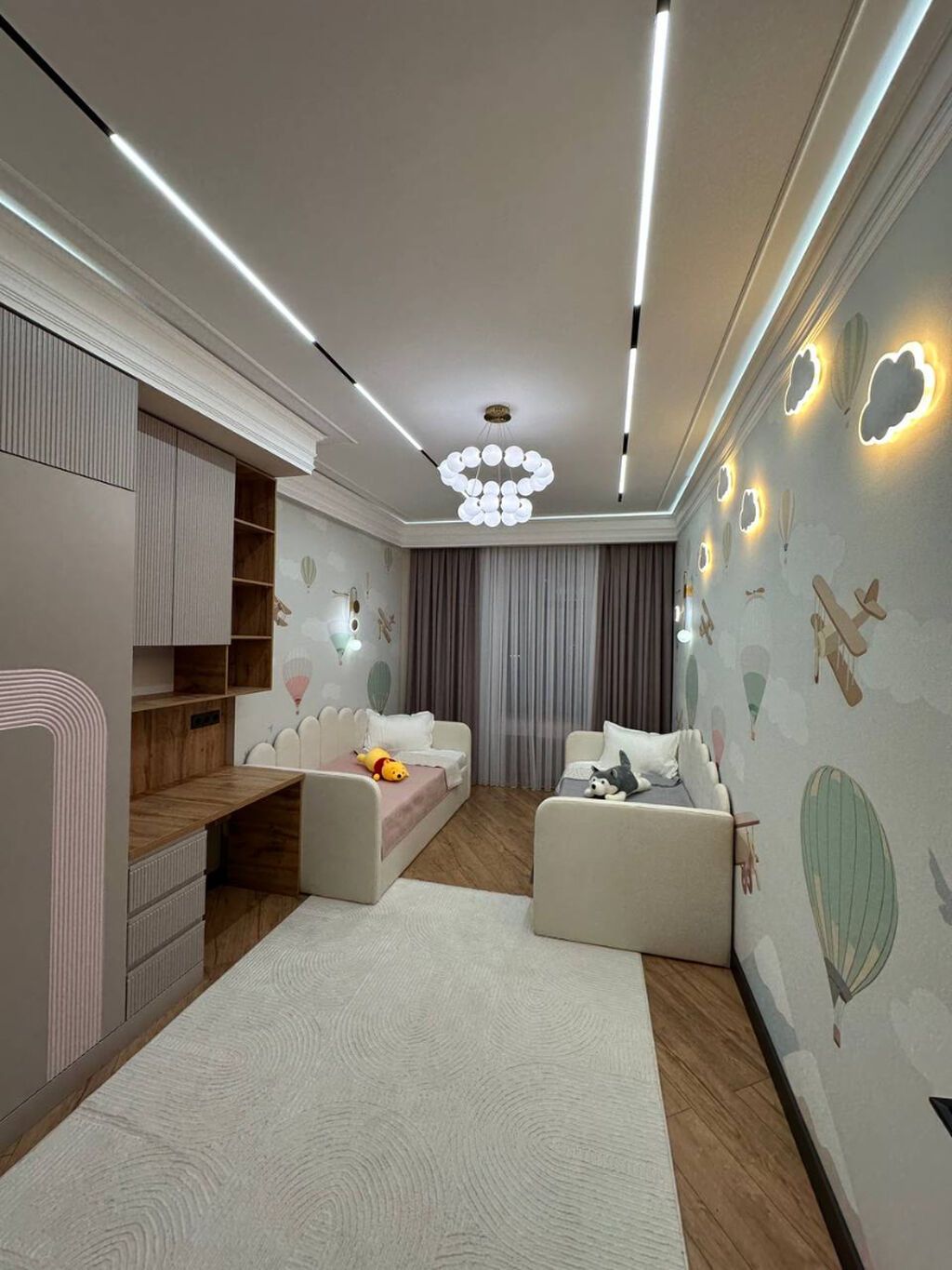 3 комнаты, 116 м², Асанбай мкр Элитка, 13 этаж, Дизайнерский ремонт