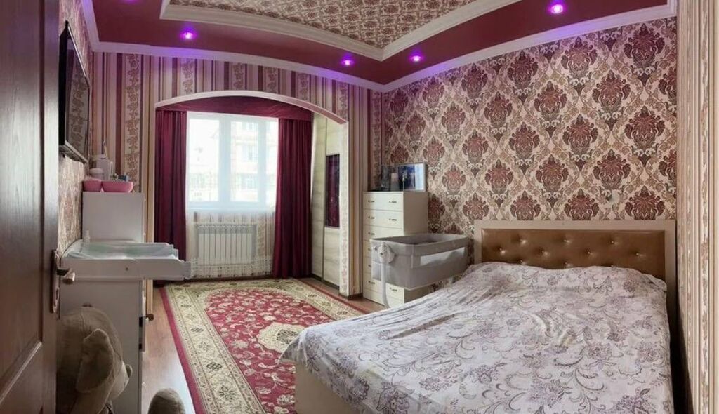 2 комнаты, 65 м², Сары-Челек ж/м 106 серия улучшенная, 7 этаж, Евроремонт