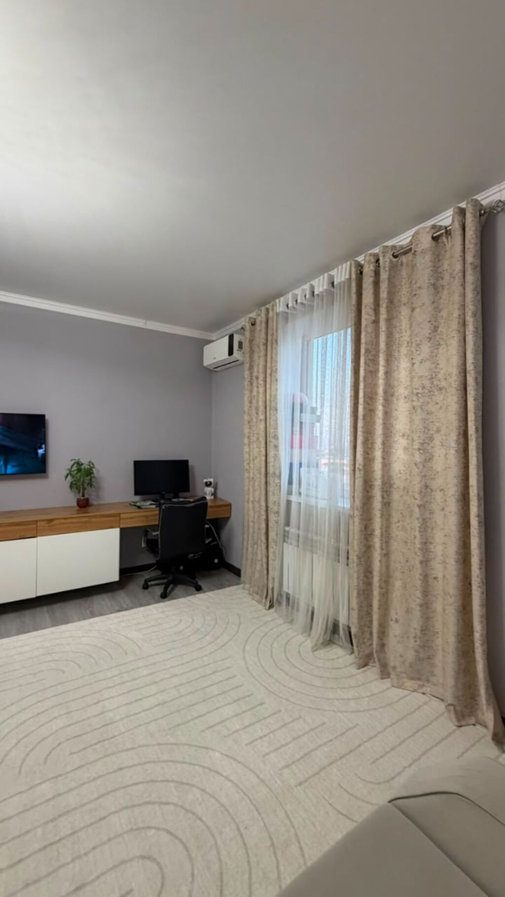 1 комната, 43 м², Кара-Жыгач ж/м Элитка, 5 этаж, Свежий ремонт