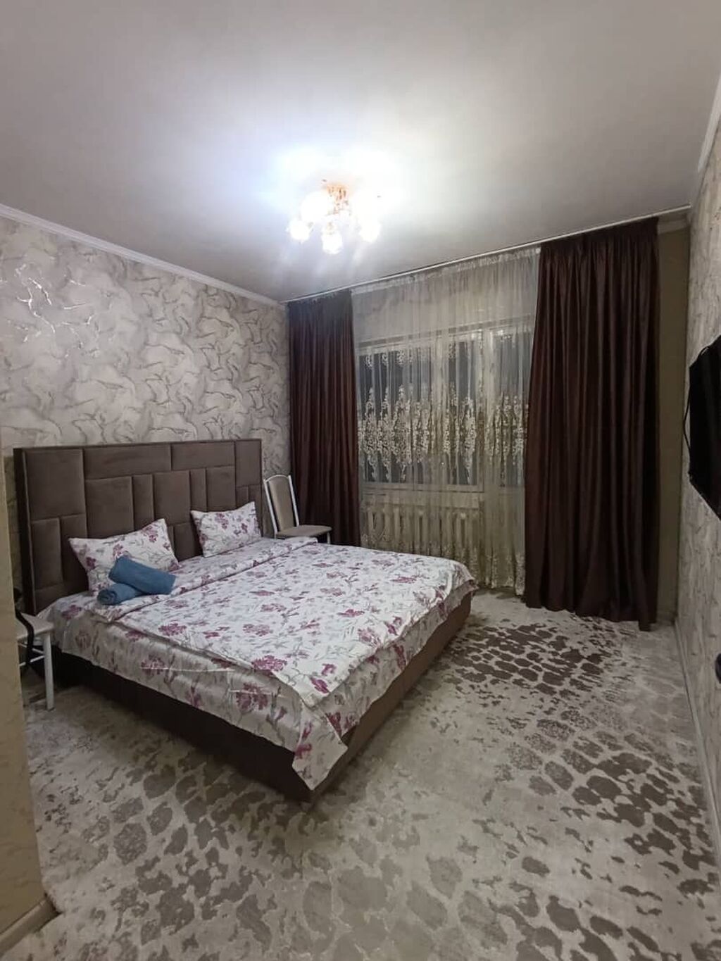 2 комнаты, 63 м², Золотой квадрат 105 серия, 1 этаж, Евроремонт